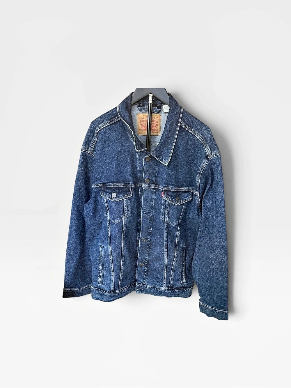 Levi’s Classic Type 3 Denim Trucker Jacket Men’s XXL Dark Wash Jean Coat